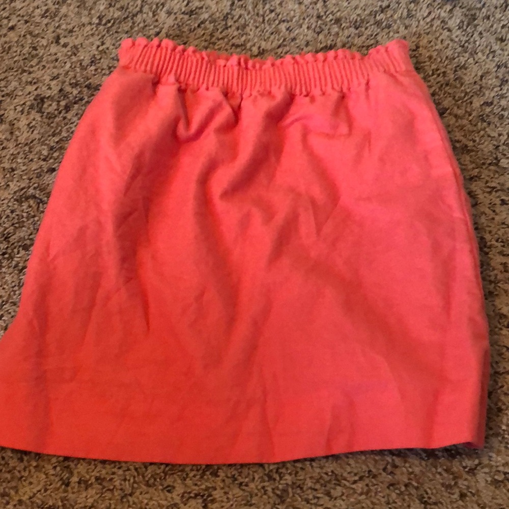 J Crew elastic pink skirt